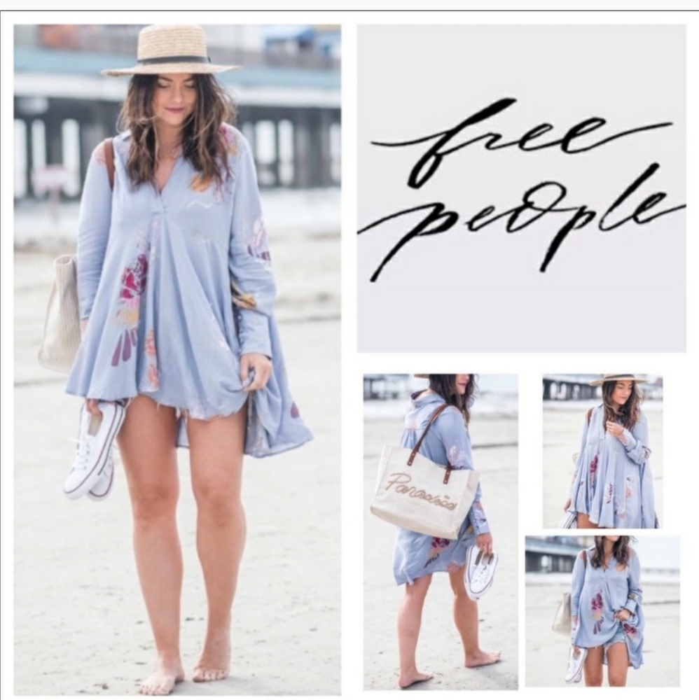 Free People Field Of Butterflies Tunic